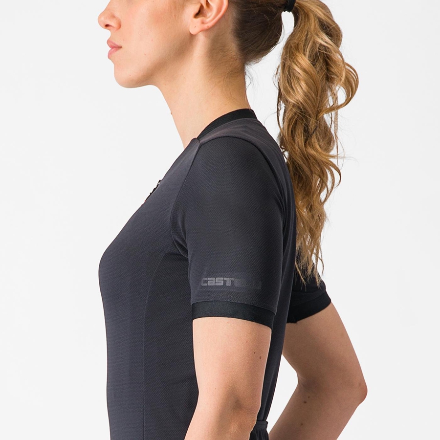 Castelli LIBERA Women Jersey Black | 5376-KXRCV