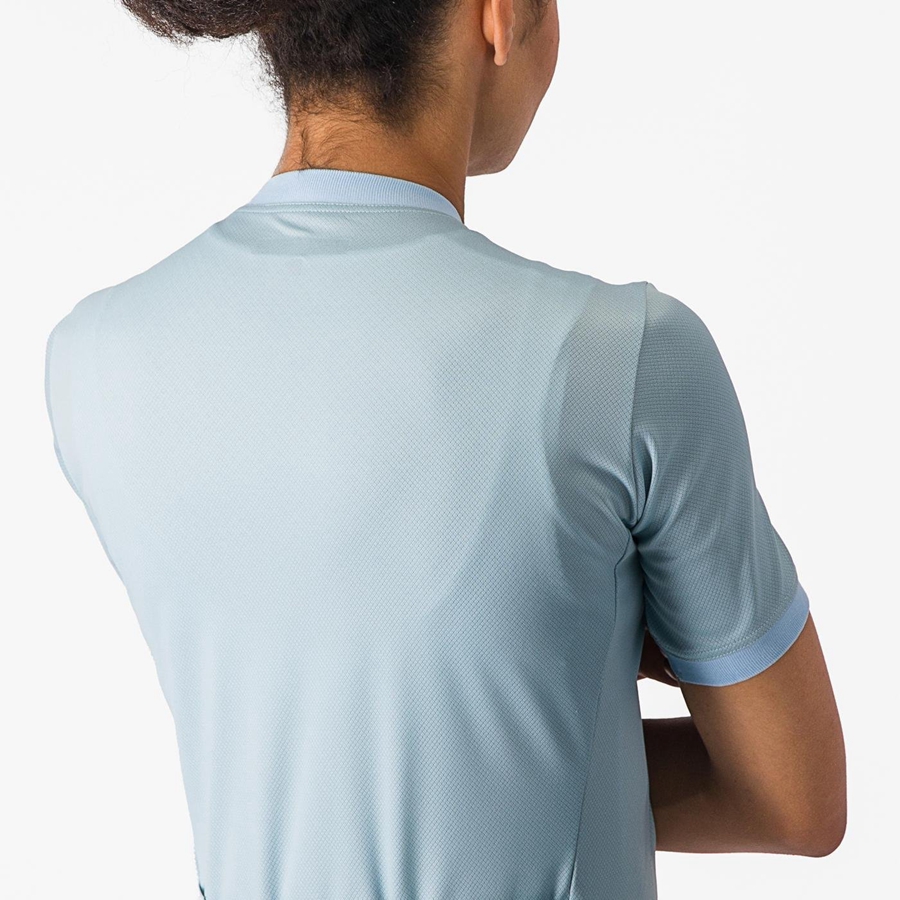 Castelli LIBERA Women Jersey Blue | 3497-MLNKT