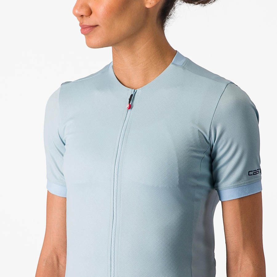 Castelli LIBERA Women Jersey Blue | 3497-MLNKT