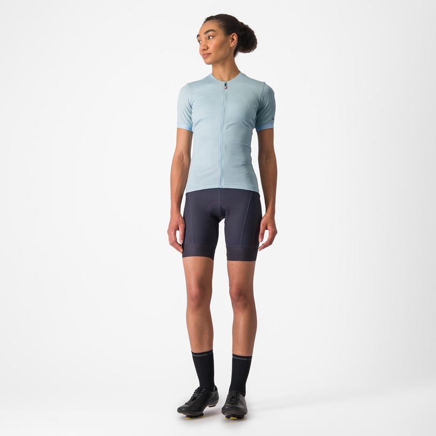 Castelli LIBERA Women Jersey Blue | 3497-MLNKT