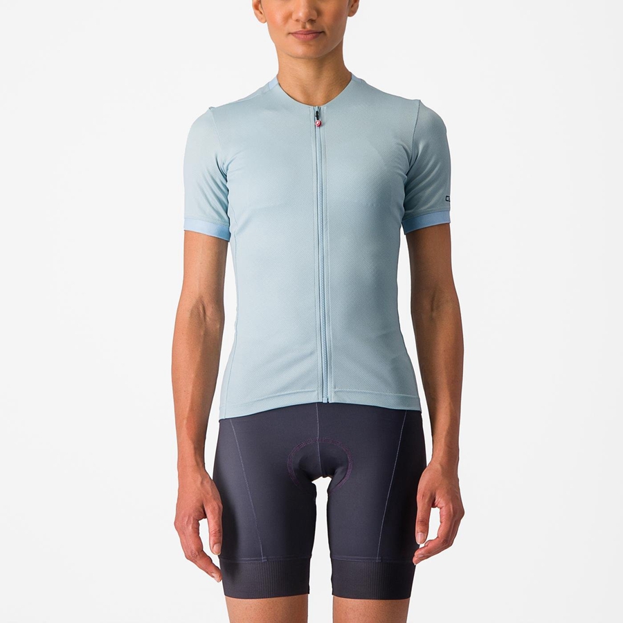 Castelli LIBERA Women Jersey Blue | 3497-MLNKT