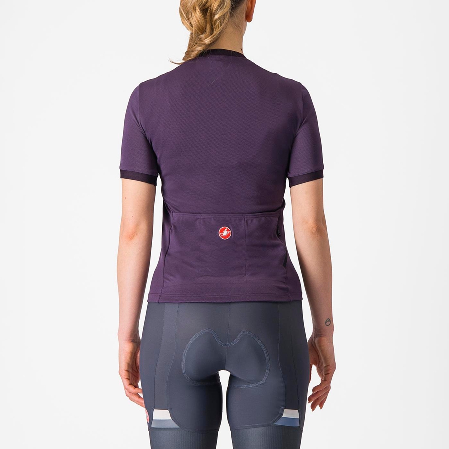 Castelli LIBERA Women Jersey Purple | 1956-YAWOP