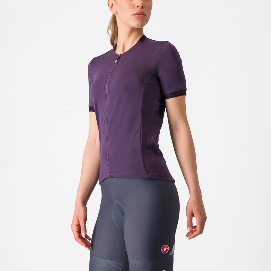 Castelli LIBERA Women Jersey Purple | 1956-YAWOP