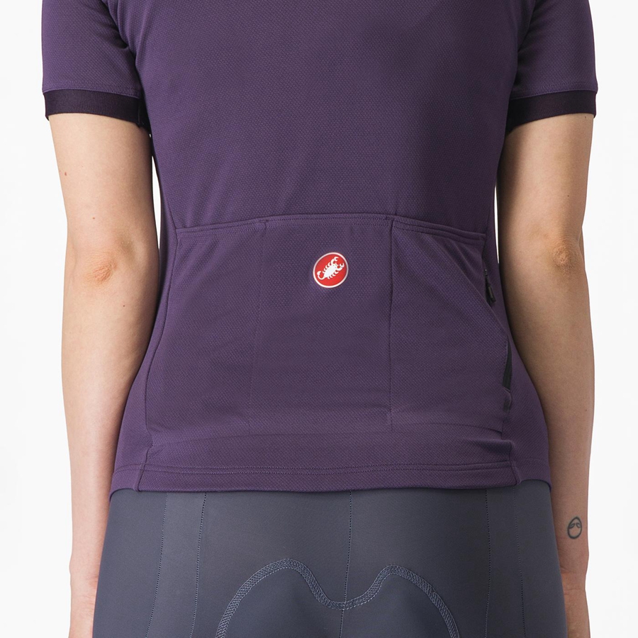 Castelli LIBERA Women Jersey Purple | 1956-YAWOP