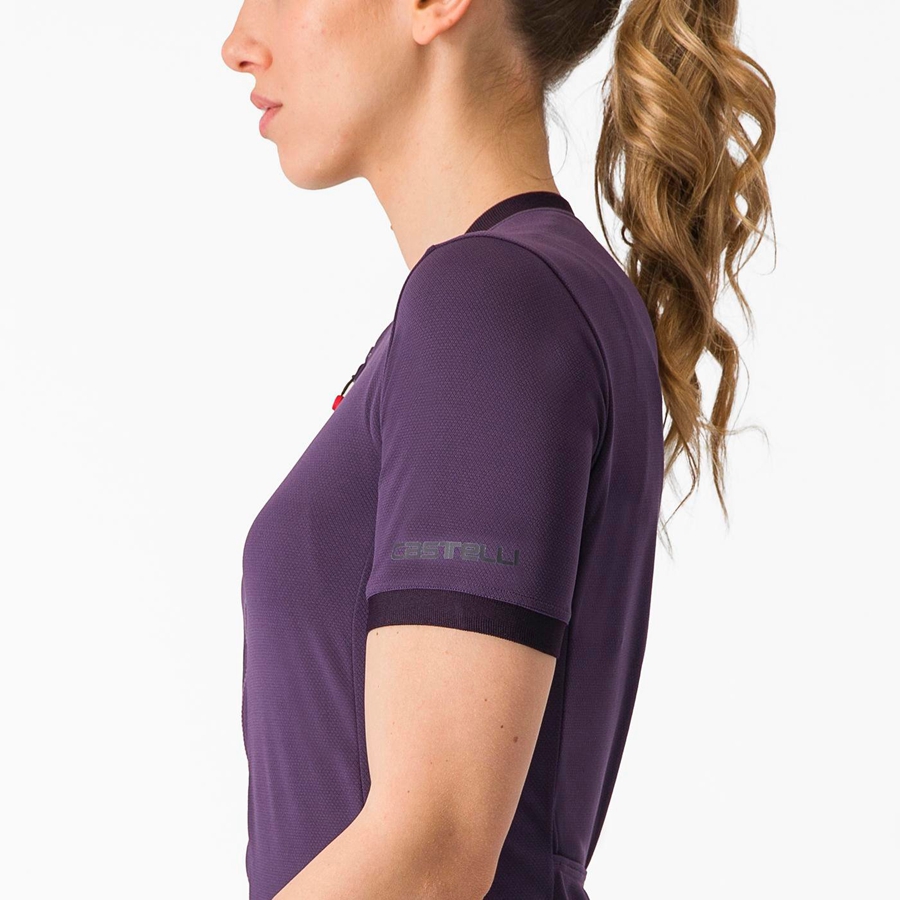 Castelli LIBERA Women Jersey Purple | 1956-YAWOP