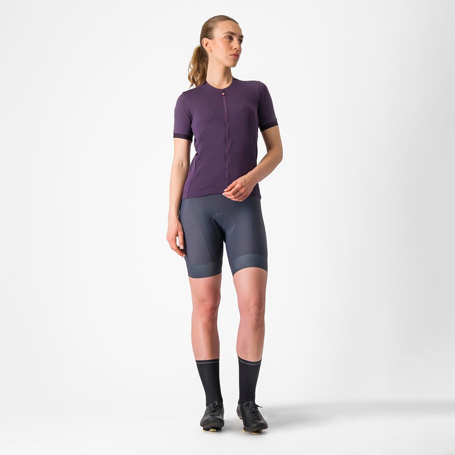 Castelli LIBERA Women Jersey Purple | 1956-YAWOP