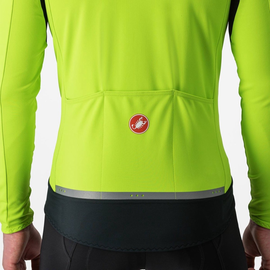 Castelli PERFETTO RoS 2 Men Jackets Light Green / Dark Grey | 4697-PJBWA