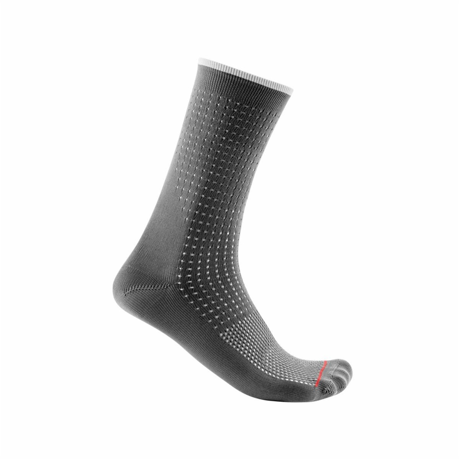 Castelli PREMIO 18 Men Socks Grey | 0239-SYBFL