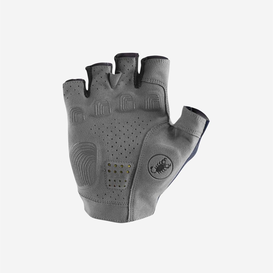 Castelli PREMIO Men Gloves Blue | 8094-ALYSU