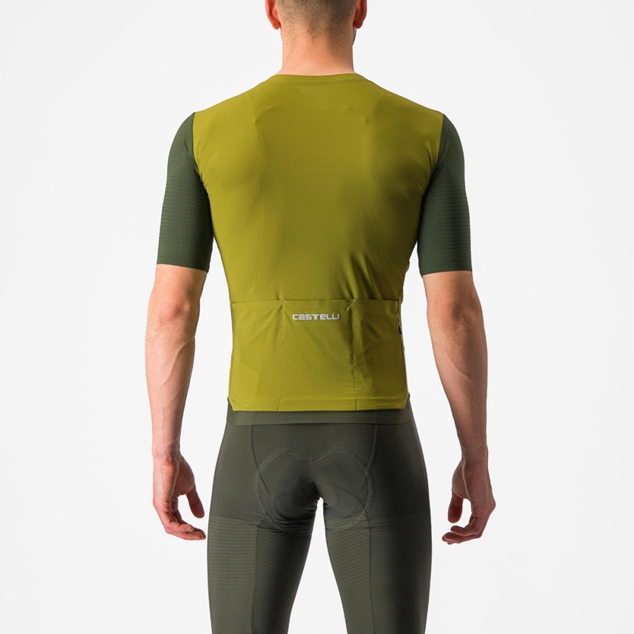 Castelli PREMIO Men Jersey Green / Deep Green | 3018-AXGUR