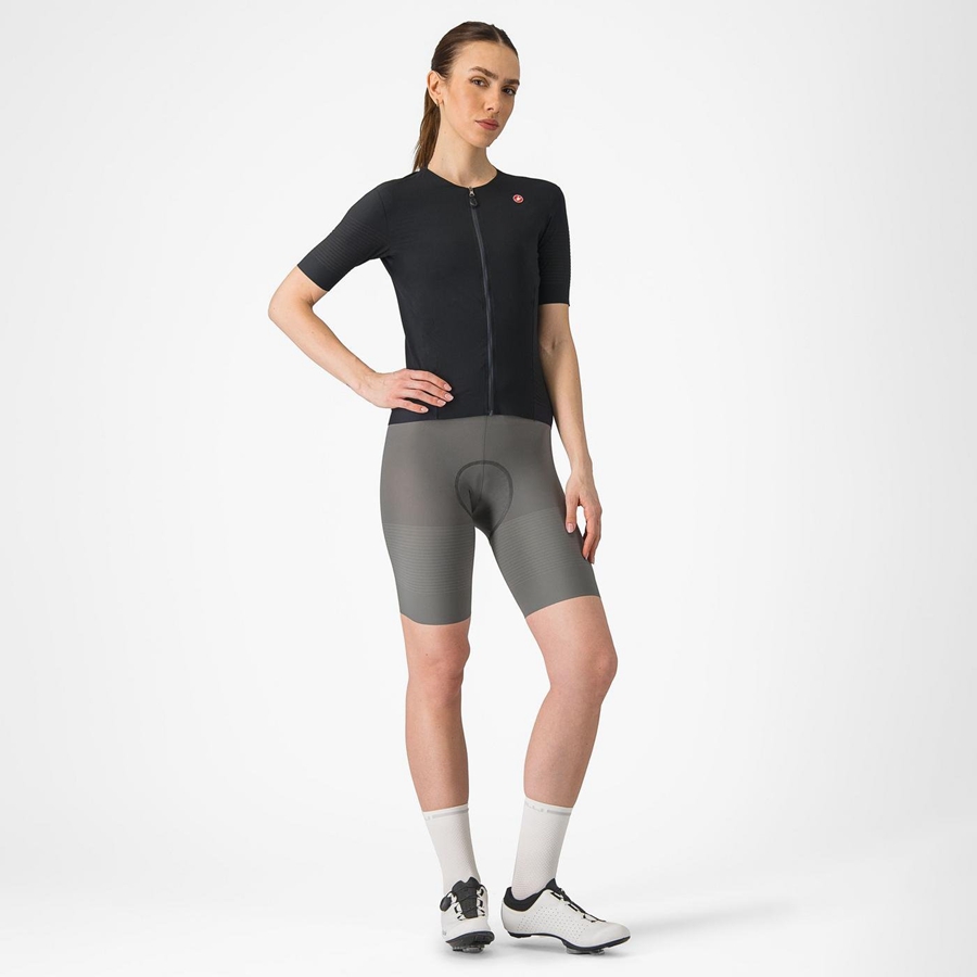 Castelli PREMIO W Women Bib Shorts Grey | 7109-KRBYL