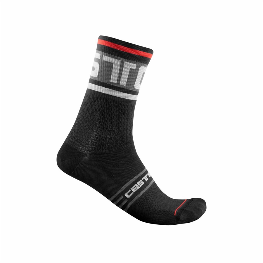 Castelli PROLOGO 15 Men Socks Black | 1243-NHWCJ