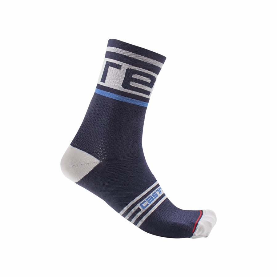 Castelli PROLOGO 15 Men Socks Blue | 0745-DKYPF