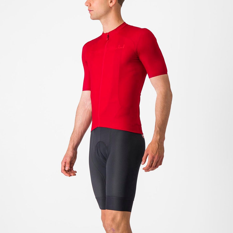 Castelli PROLOGO LITE Men Jersey Red | 3510-WSCQM