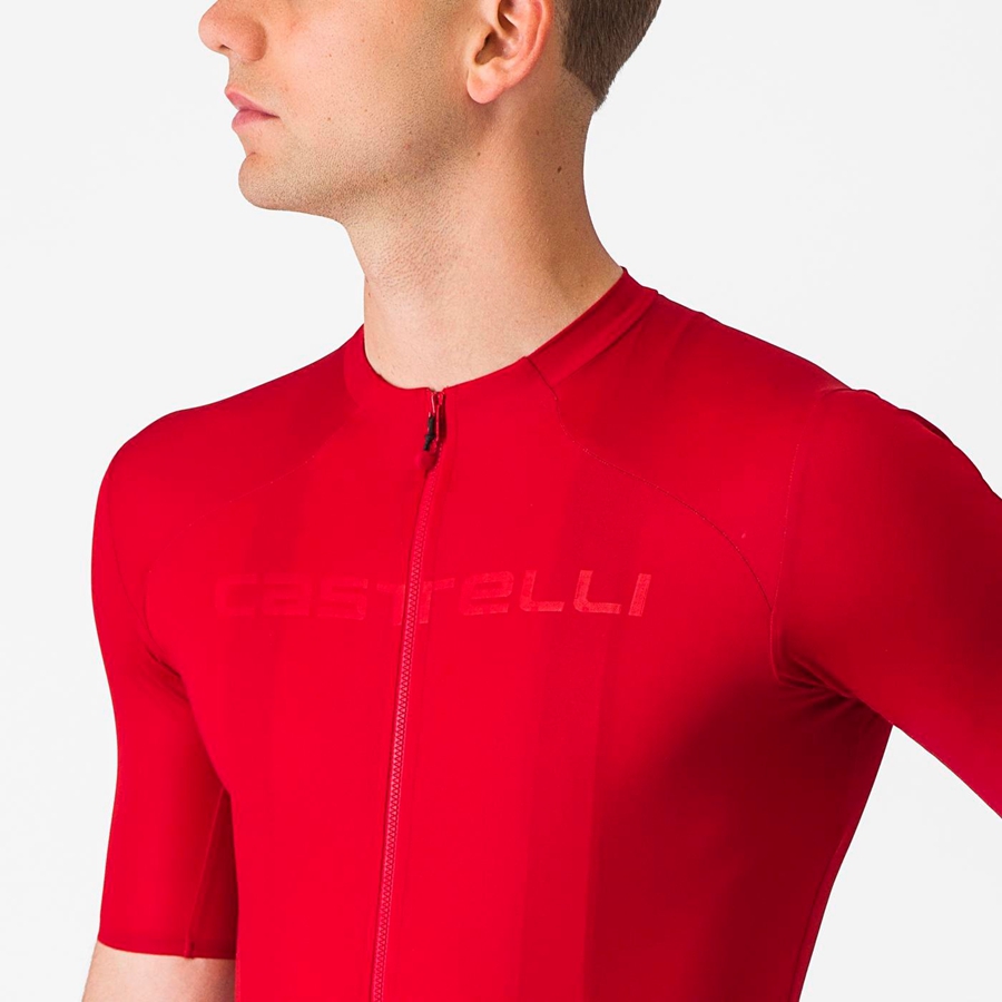 Castelli PROLOGO LITE Men Jersey Red | 3510-WSCQM