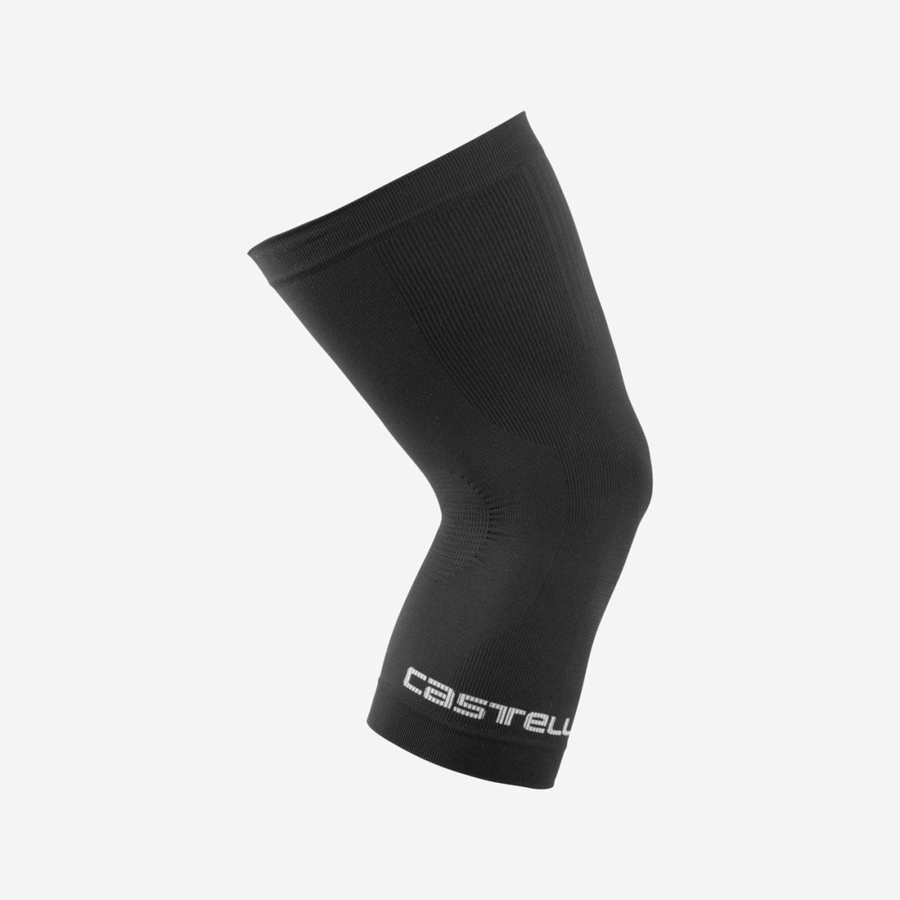 Castelli PRO SEAMLESS KNEE WARMER Men Leg Warmer Black | 0981-IPXYV