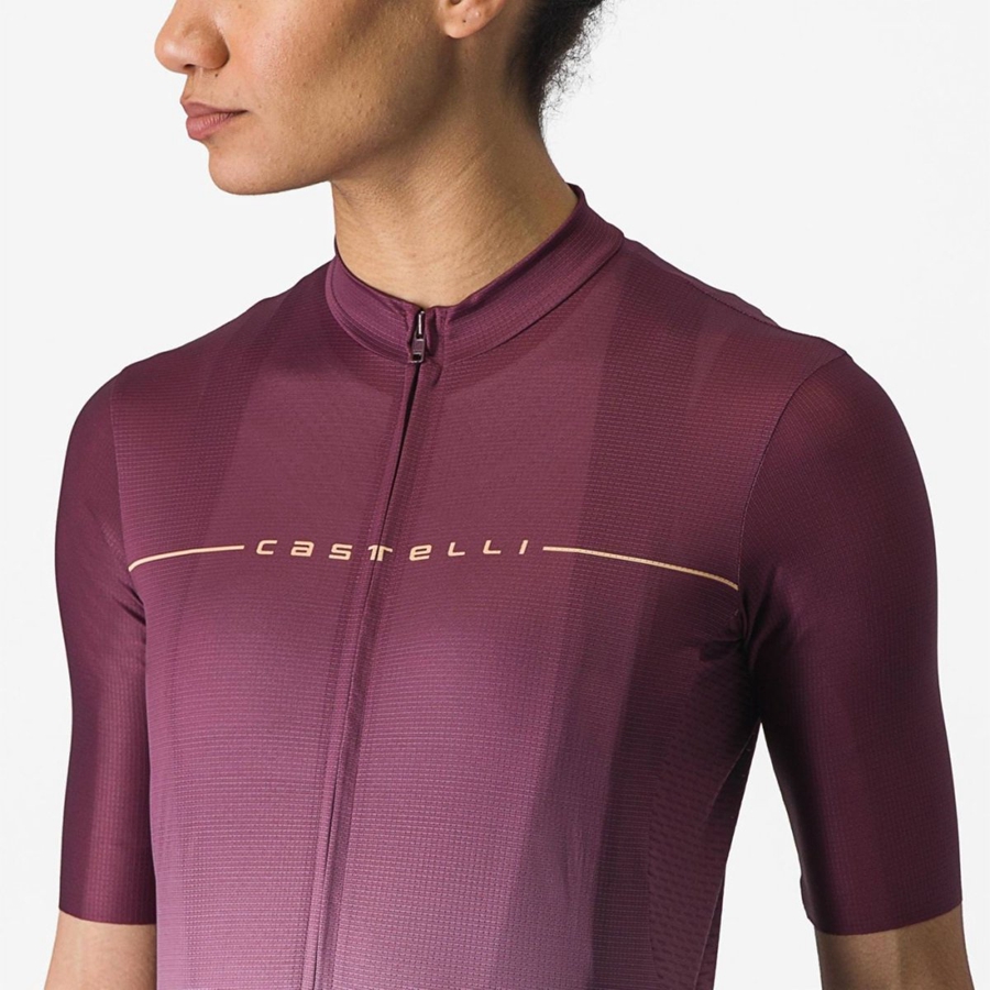 Castelli SALITA Women Jersey Deep Burgundy / Deep Purple | 7951-GRBUE