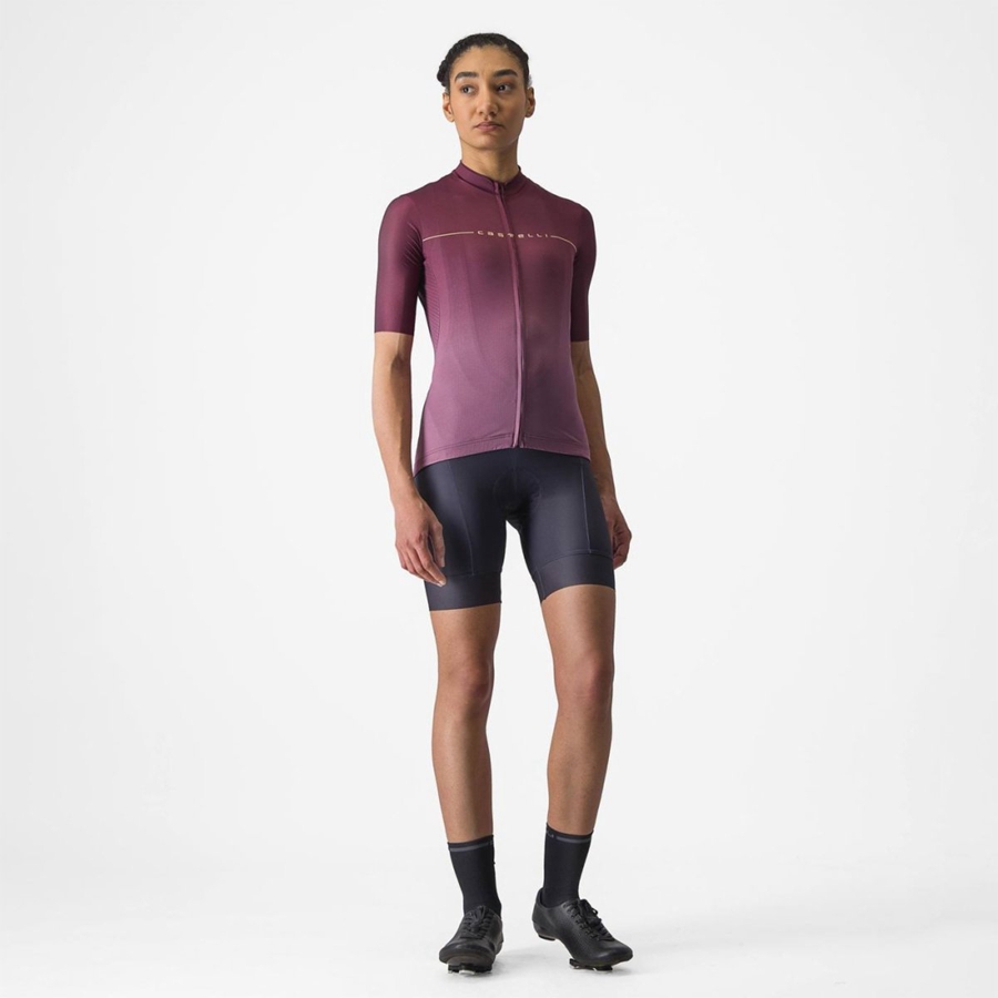 Castelli SALITA Women Jersey Deep Burgundy / Deep Purple | 7951-GRBUE