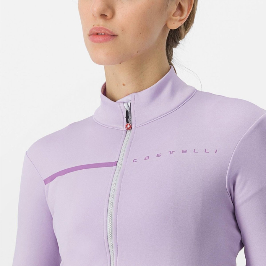 Castelli SINERGIA 2 FZ Women Jersey Purple / Purple | 6958-UAECP