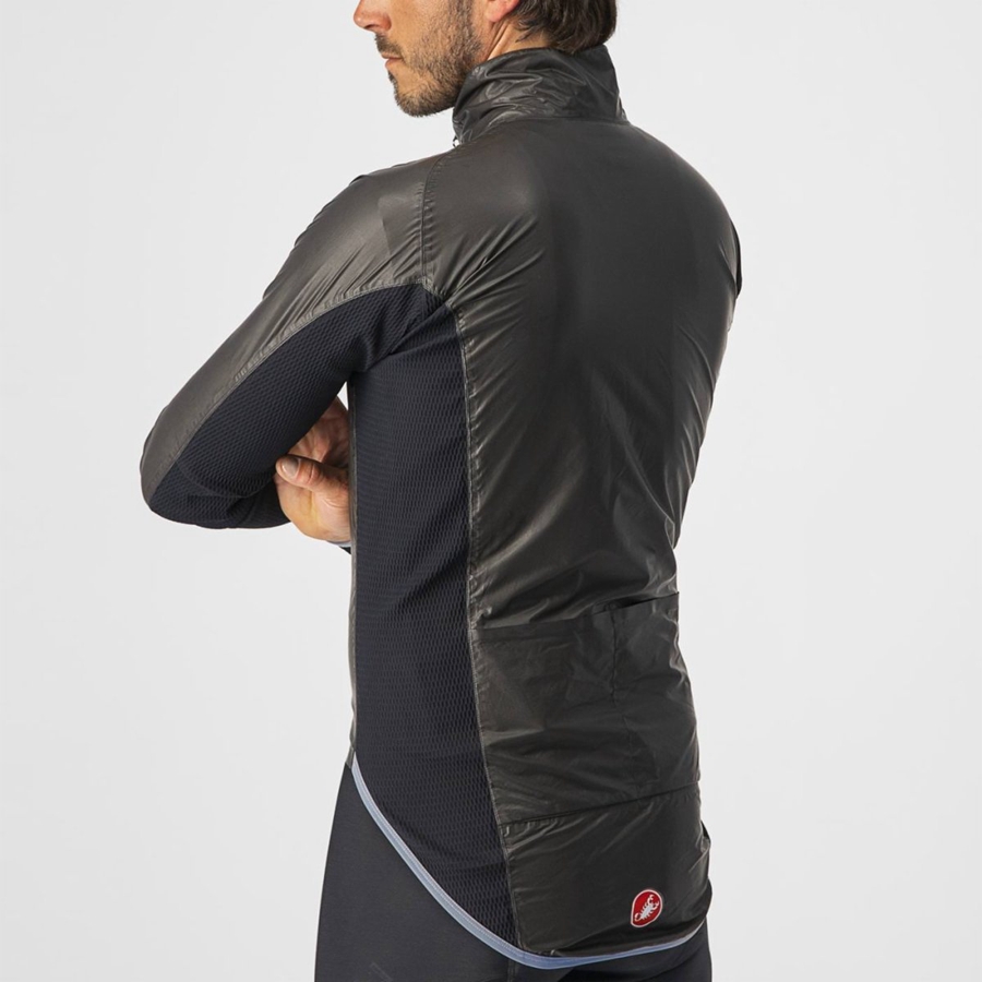 Castelli SLICKER PRO Men Protection Black | 8593-UDYWS