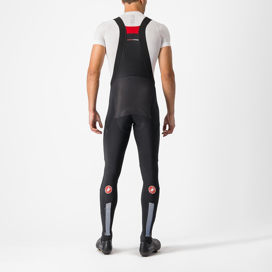 Castelli SORPASSO RoS Men Bib Tights Black | 6052-IOXGK