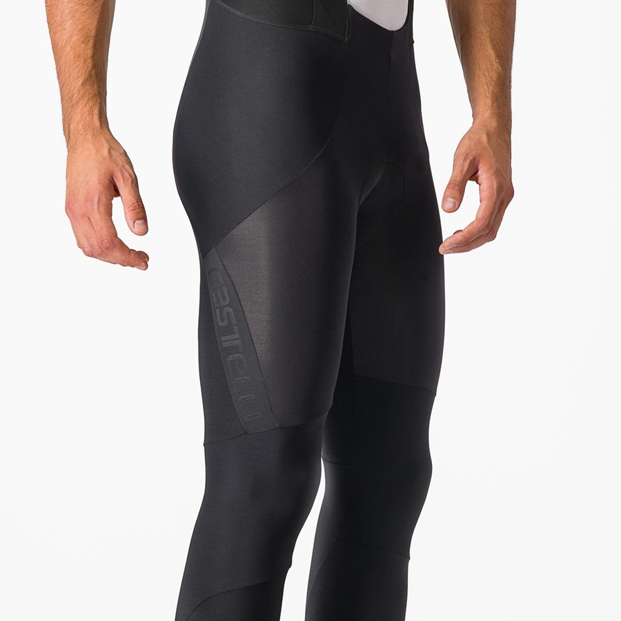 Castelli SORPASSO RoS Men Bib Tights Black | 6052-IOXGK