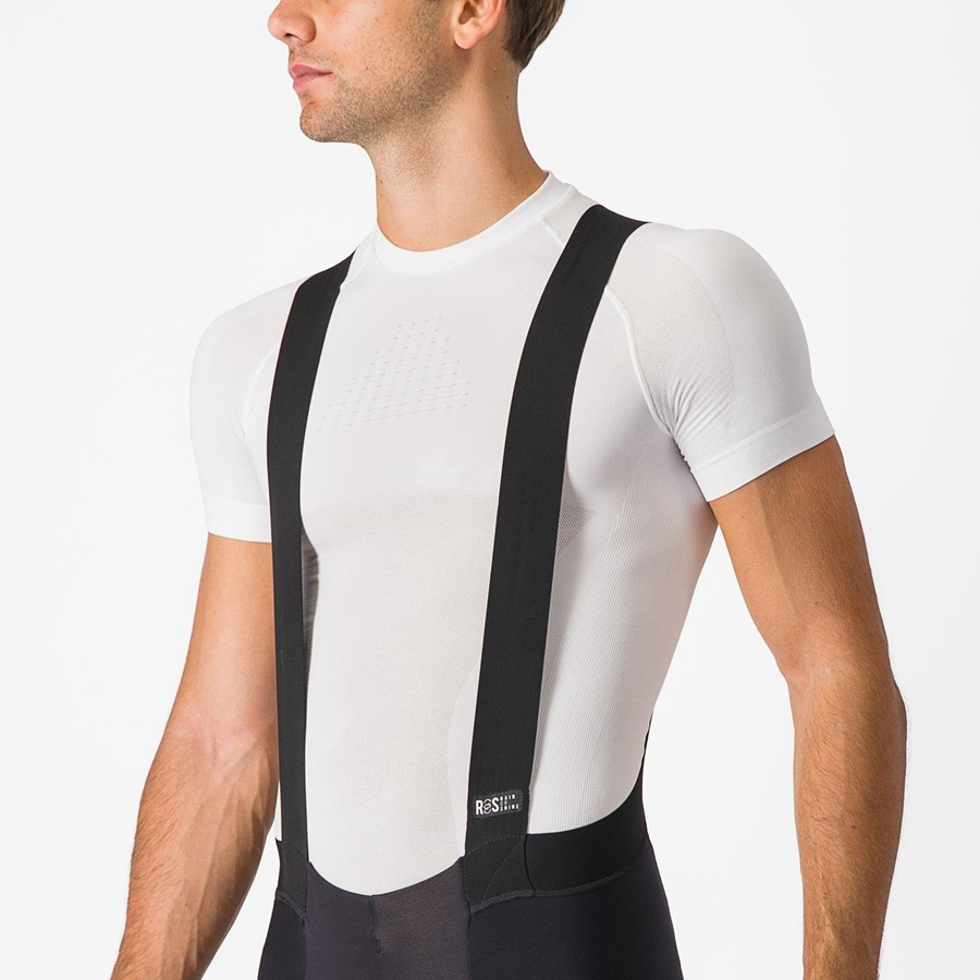 Castelli SORPASSO RoS Men Bib Tights Black | 6052-IOXGK