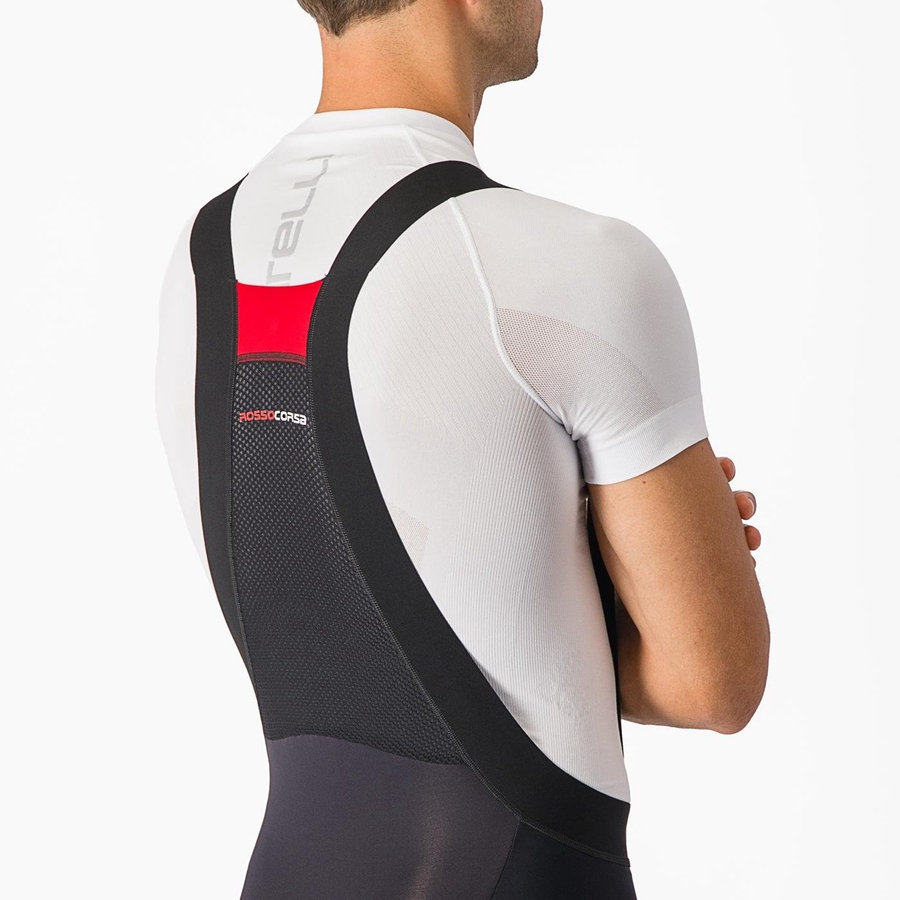 Castelli SORPASSO RoS Men Bib Tights Black | 6052-IOXGK