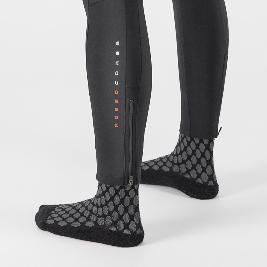 Castelli SORPASSO RoS W Women Bib Tights Black | 5780-JDHUQ