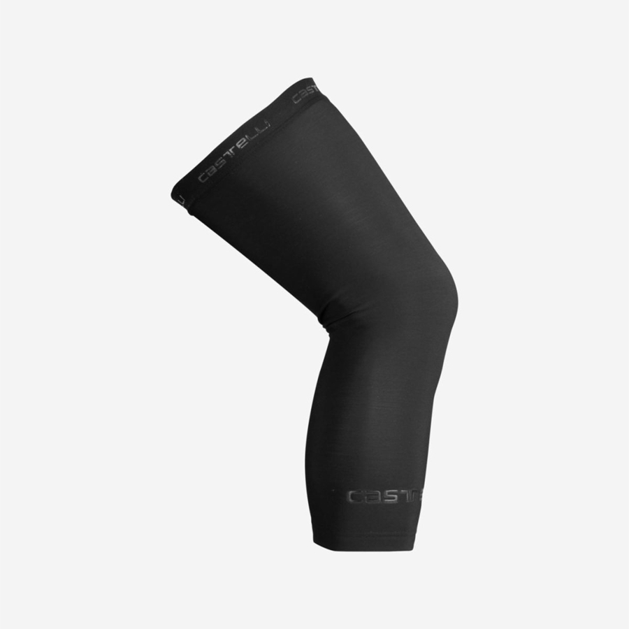 Castelli THERMOFLEX 2 KNEE WARMER Women Leg Warmer Black | 9614-RHUFJ