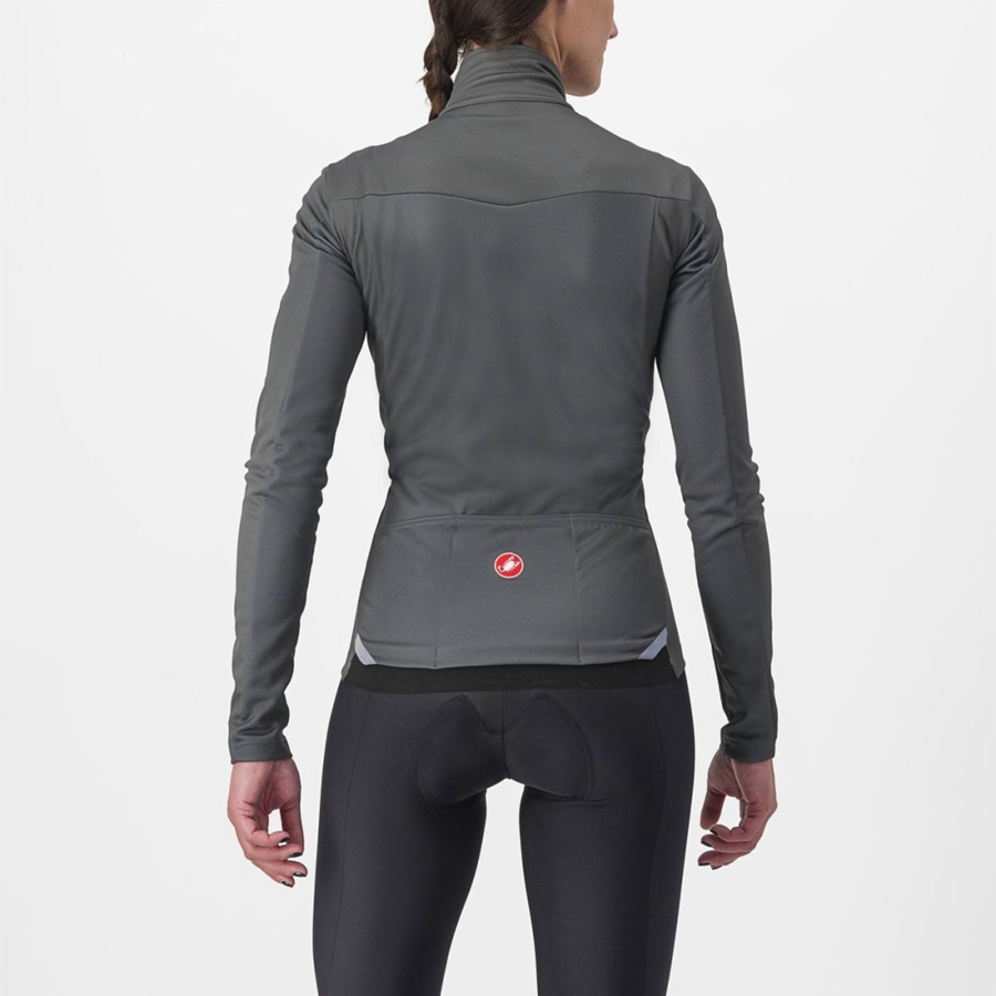 Castelli TRANSITION 2 W Women Jackets Grey | 7534-ZDAUN