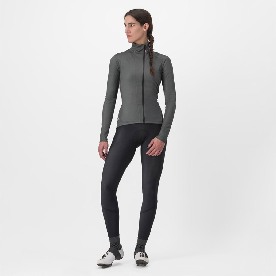 Castelli TRANSITION 2 W Women Jackets Grey | 7534-ZDAUN