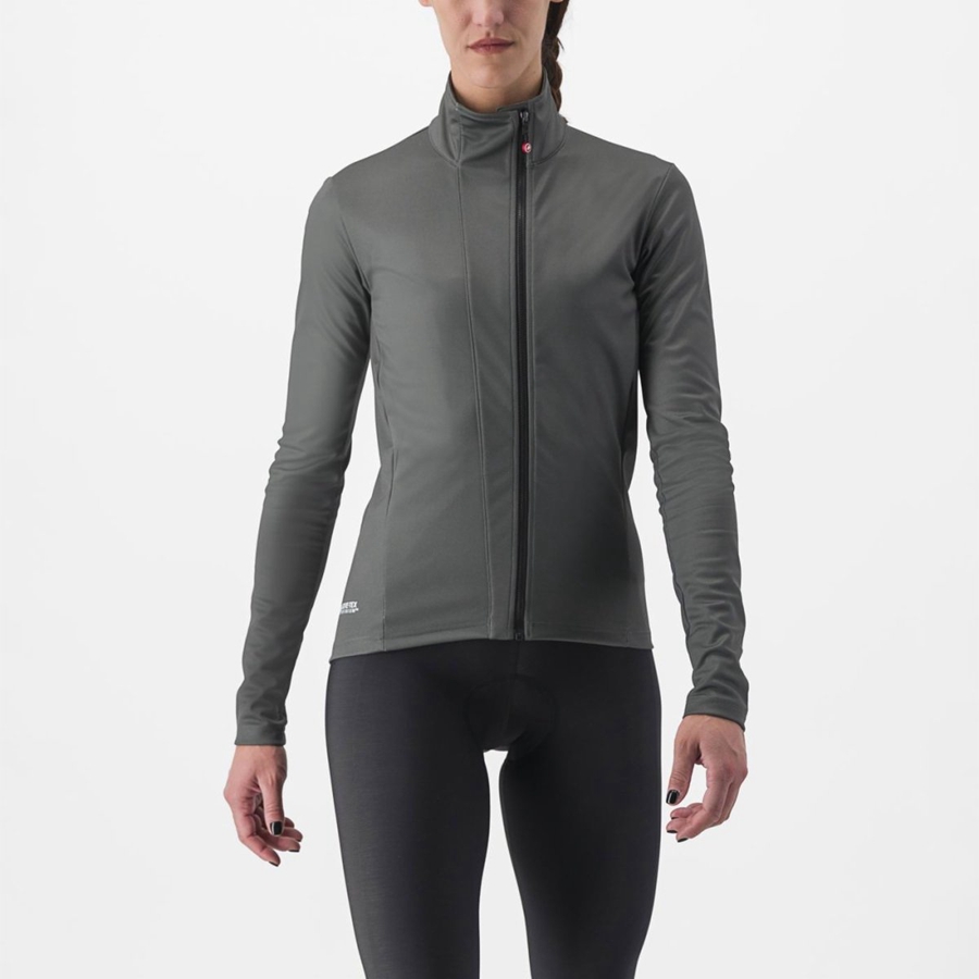 Castelli TRANSITION 2 W Women Jackets Grey | 7534-ZDAUN