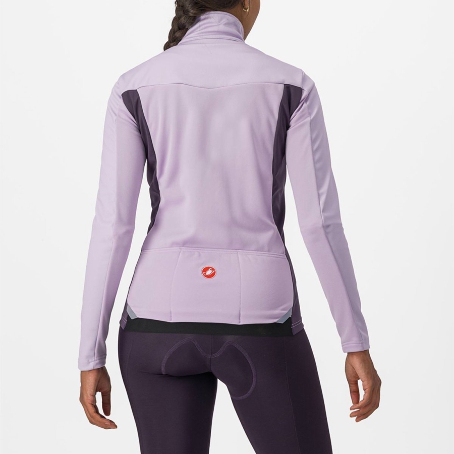 Castelli TRANSITION 2 W Women Jackets Purple | 3142-NPWHM