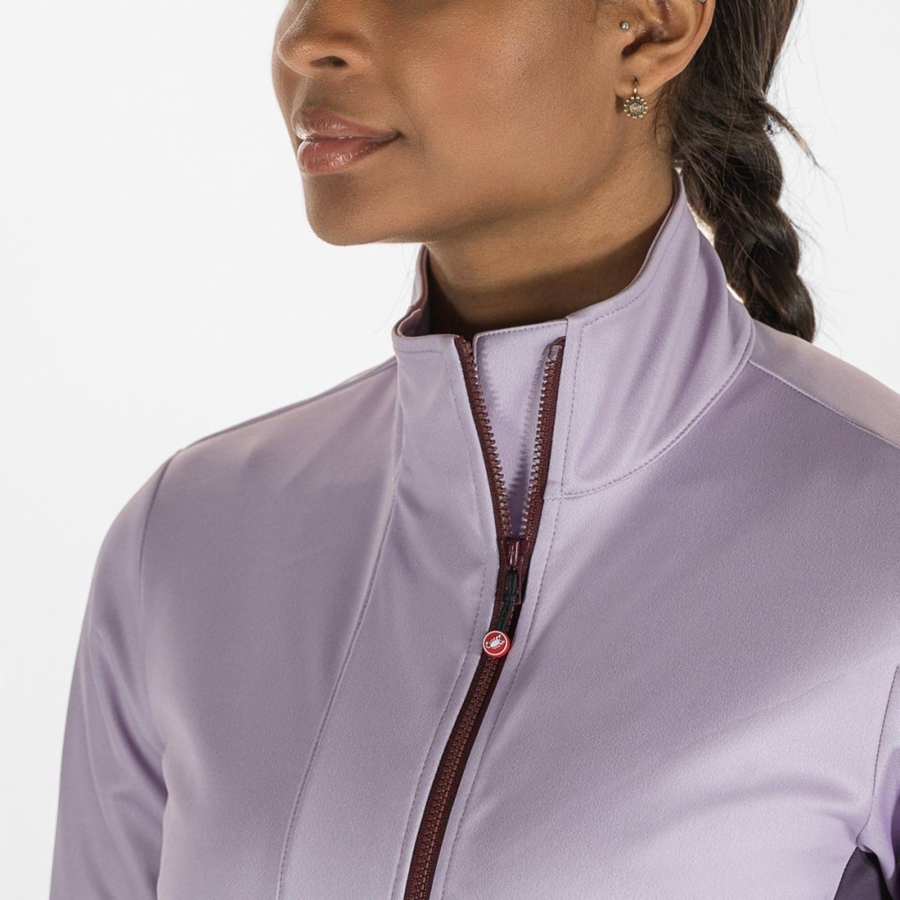 Castelli TRANSITION 2 W Women Jackets Purple | 3142-NPWHM