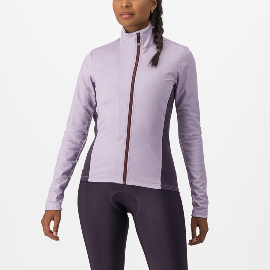 Castelli TRANSITION 2 W Women Jackets Purple | 3142-NPWHM