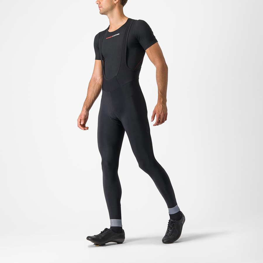 Castelli TUTTO NANO Men Bib Tights Black | 0845-UJAQK