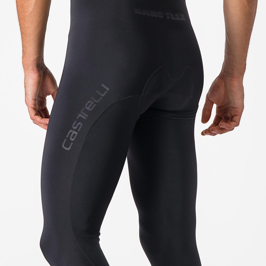 Castelli TUTTO NANO Men Bib Tights Black | 0845-UJAQK