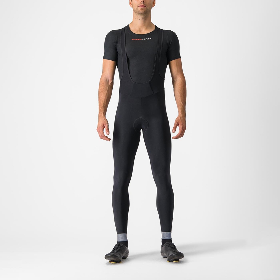 Castelli TUTTO NANO Men Bib Tights Black | 0845-UJAQK