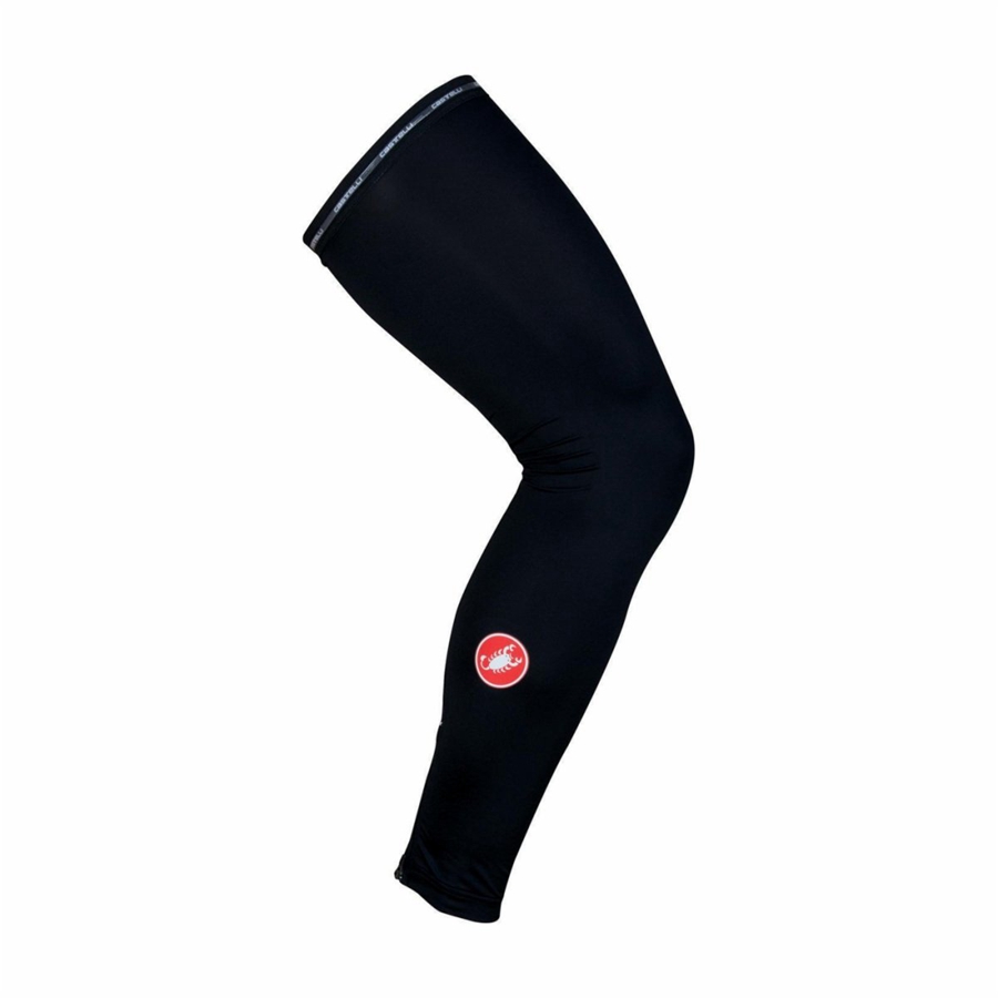 Castelli UPF 50 + LIGHT LEG SLEEVES Men Leg Warmer Black | 1308-FKZLU