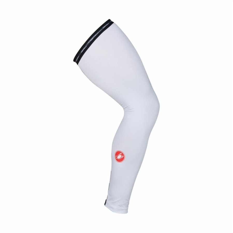 Castelli UPF 50 + LIGHT LEG SLEEVES Women Leg Warmer White | 2709-UZIDQ