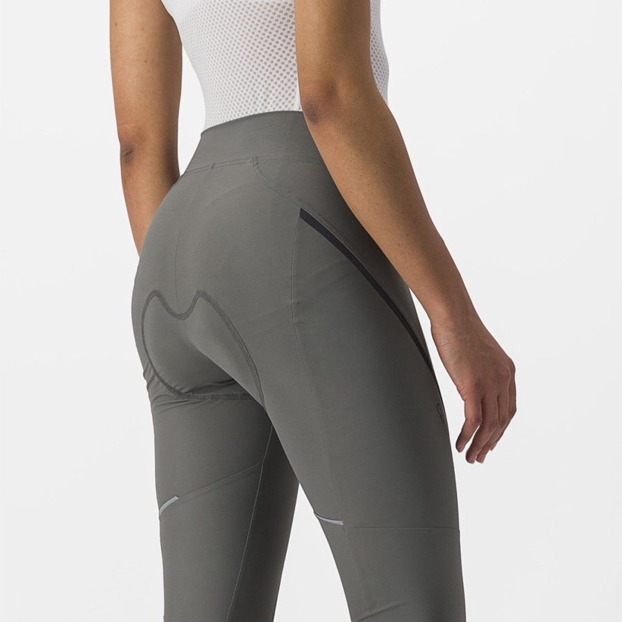 Castelli VELOCISSIMA 3 KNICKER Women Leggings Grey / Dark Grey | 7926-LOFJB