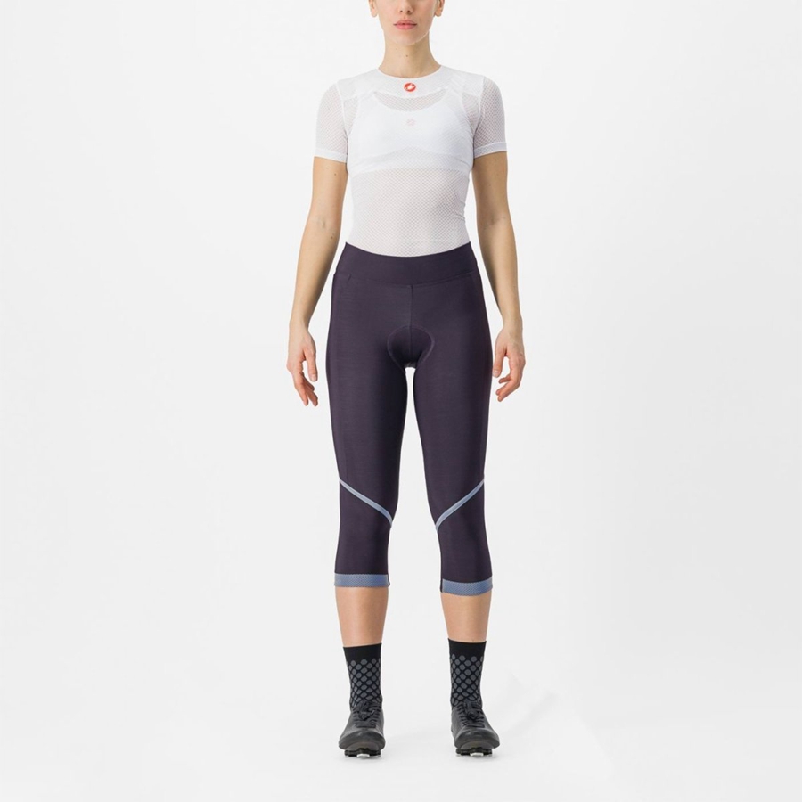 Castelli VELOCISSIMA THERMAL KNICKER Women Leggings Silver | 4913-GEZLO