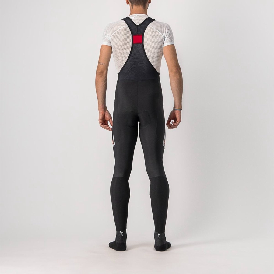 Castelli VELOCISSIMO 5 Men Bib Tights Black / Silver | 6518-TPBYC