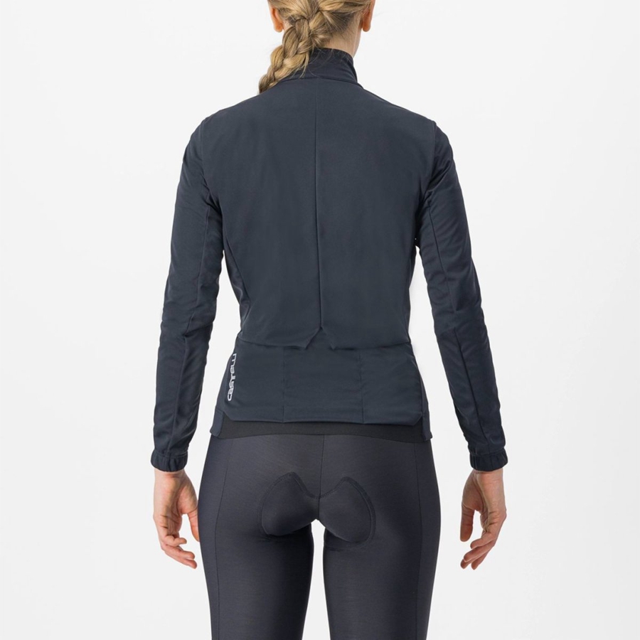 Castelli VENTO TRAIL Women Jackets Black | 7293-EBFUS