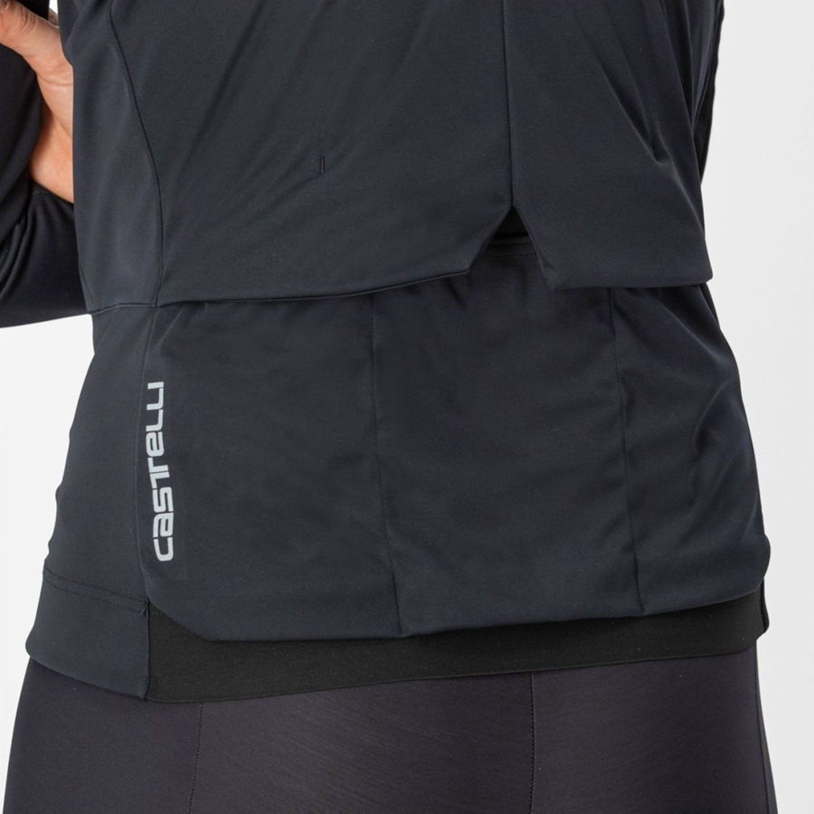 Castelli VENTO TRAIL Women Jackets Black | 7293-EBFUS