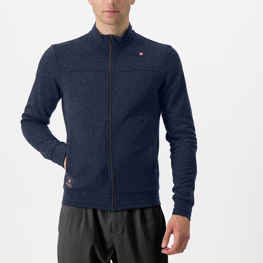 Castelli VIGORELLI TRACK Men Casual Blue | 4768-NRYXU