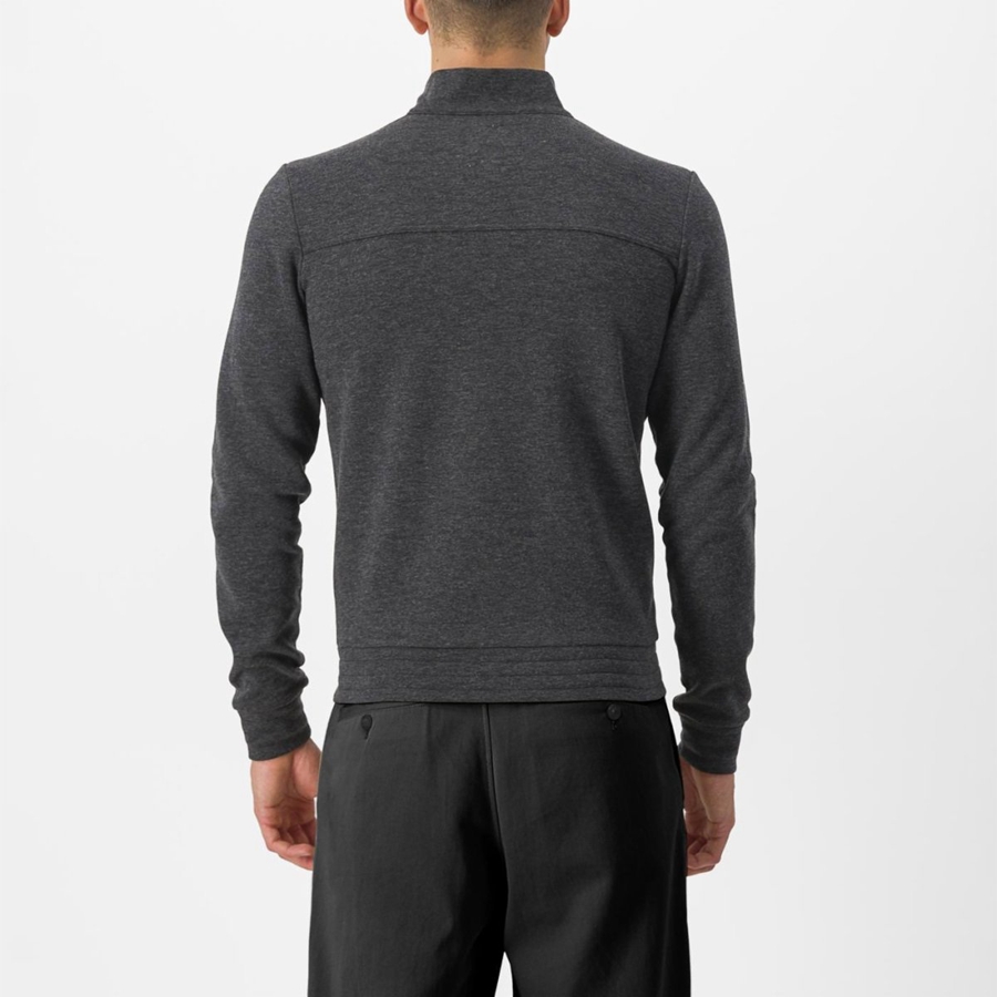 Castelli VIGORELLI TRACK Men Casual Dark Grey | 2718-JABGN