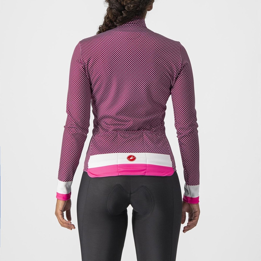 Castelli VOLARE LS Women Jersey White / Pink | 0853-TGCMV